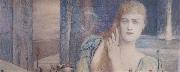 Fernand Khnopff At the Seaside Spain oil painting artist